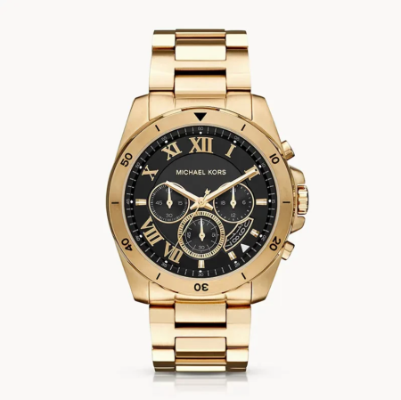Michael Kors Brecken Chronograph Black Dial Men's Watch
